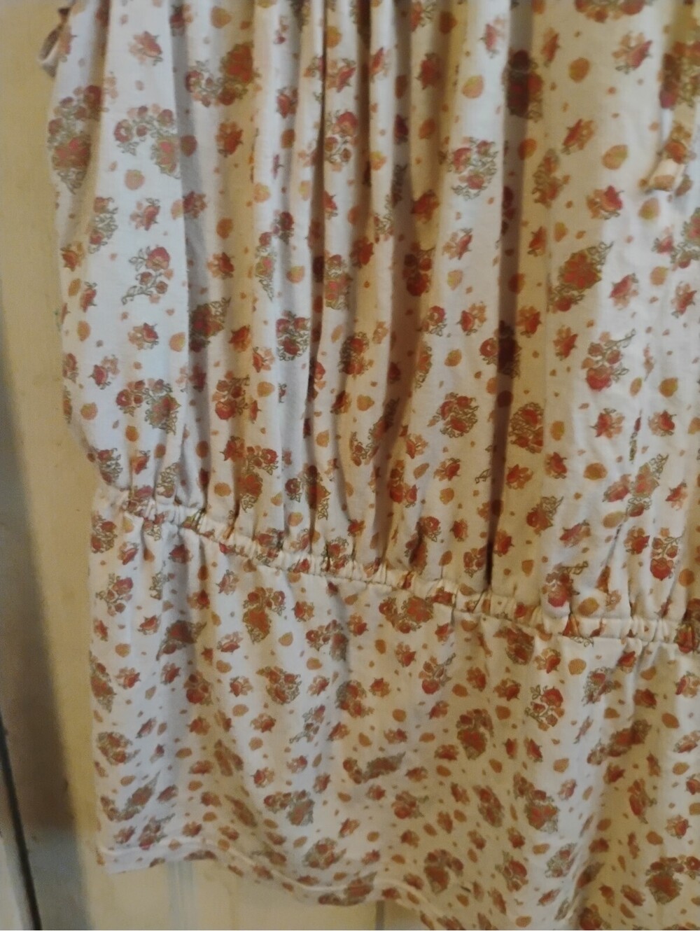 Lane Bryant Floral Print Peplum Blouse Size 14/16 - Picture 5 of 10